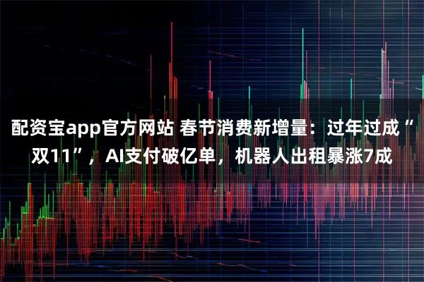 配资宝app官方网站 春节消费新增量：过年过成“双11”，AI支付破亿单，机器人出租暴涨7成
